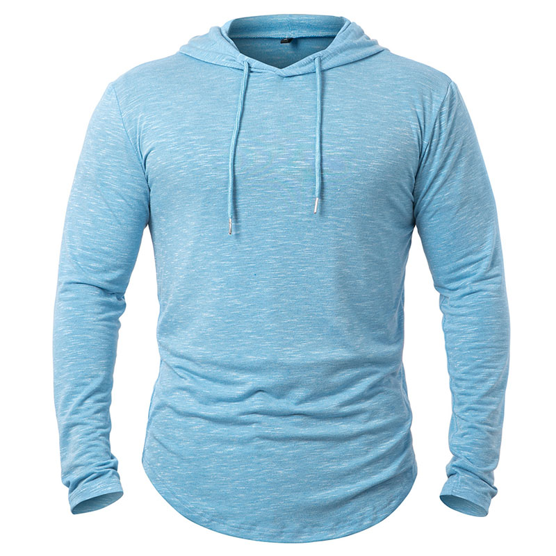 Running Gear Autumn - Hoodies atléticos leves masculinos manga longa