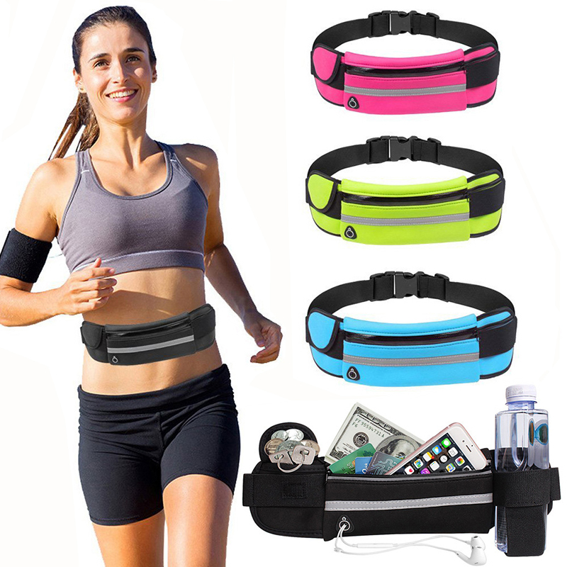 Running Gear Organizer - Pochete esportiva feminina, bolsa de cintura