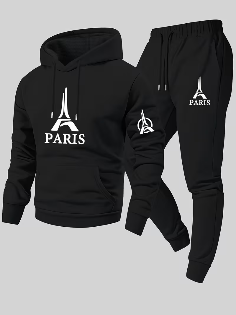 Running Gear Autumn - Conjunto Casual Urbano Masculino Paris de