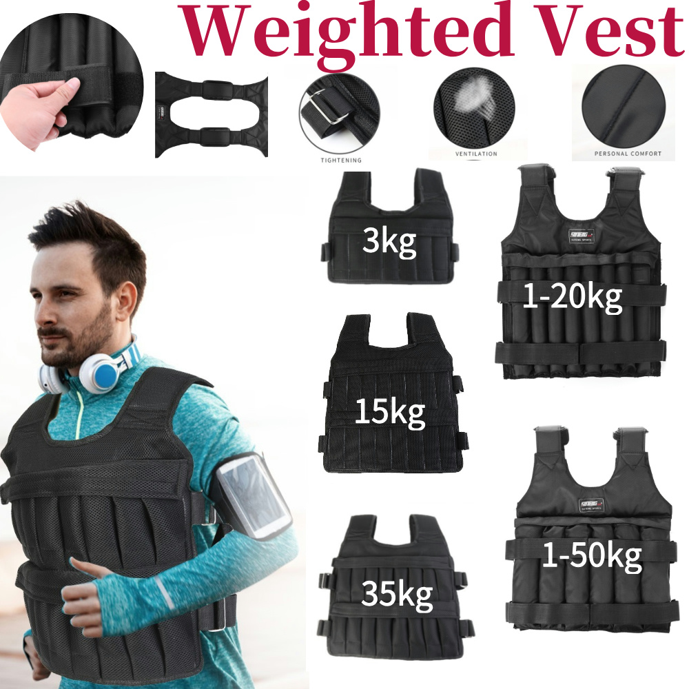 Running Gear Jacket - Colete de Peso Ajustável para Treino