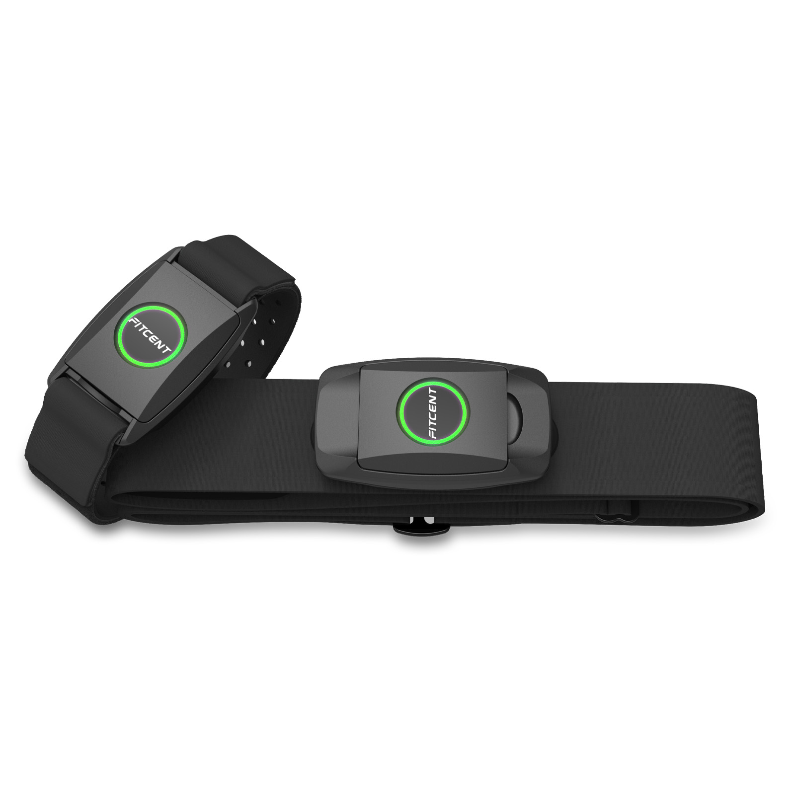 Heart Rate Strap Chest - FITCENT-Monitor de Freqüência Cardíaca Recarregável, 2