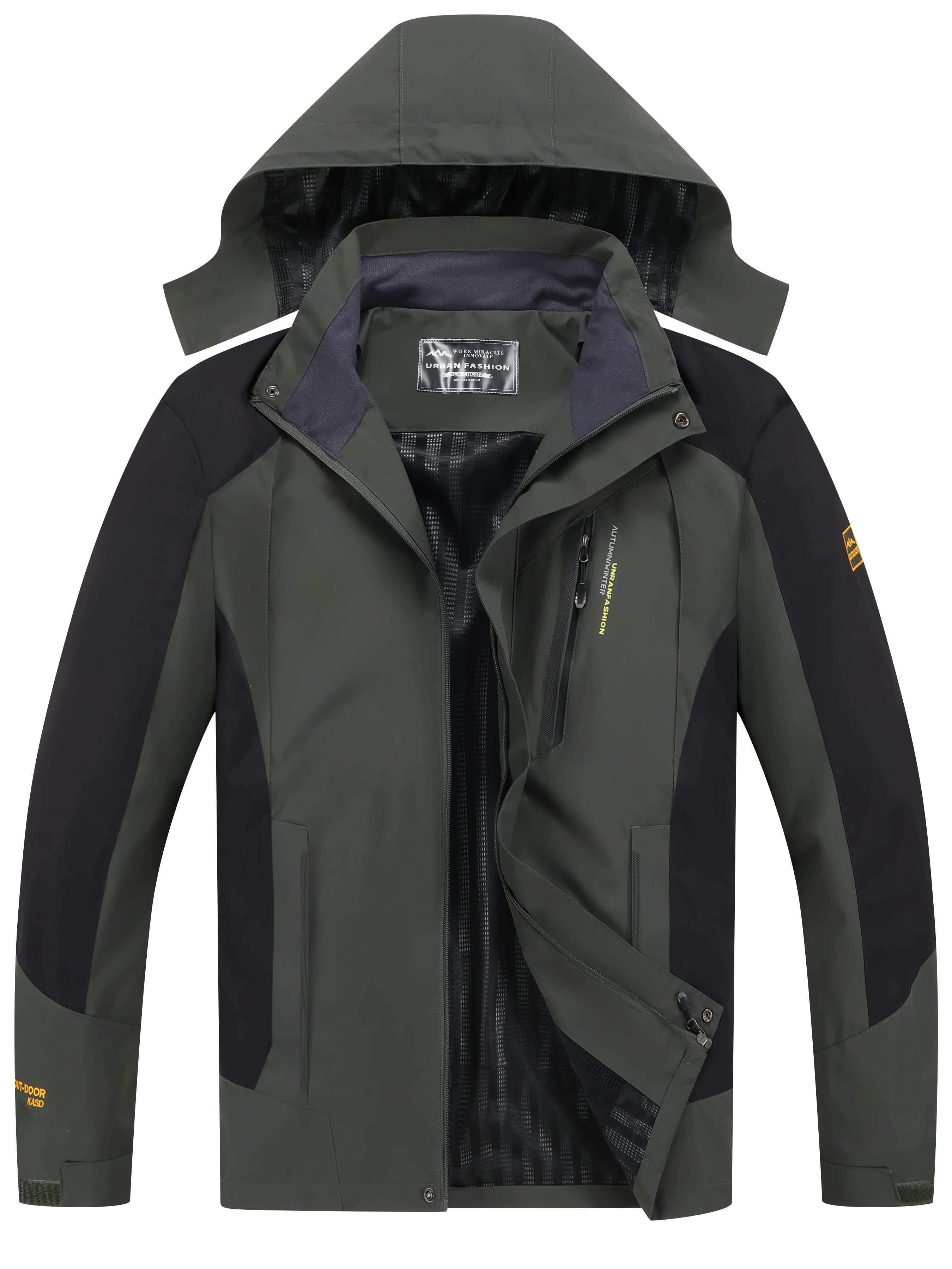 Running Gear Jacket - Jaqueta de caminhada impermeável masculina tamanho