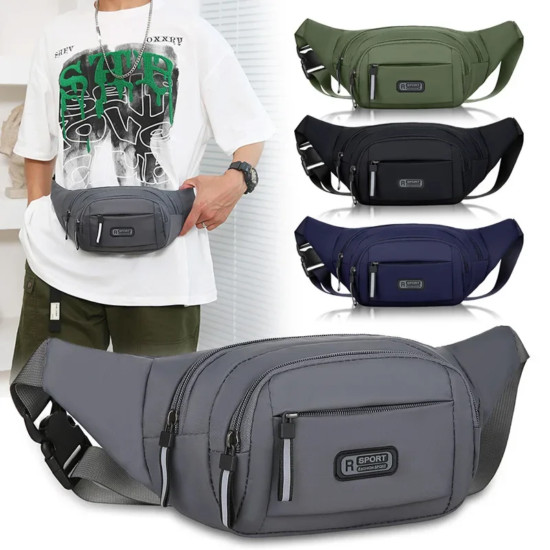 Homens lona fanny cintura pack - Running Gear Organizer avaliação e preço