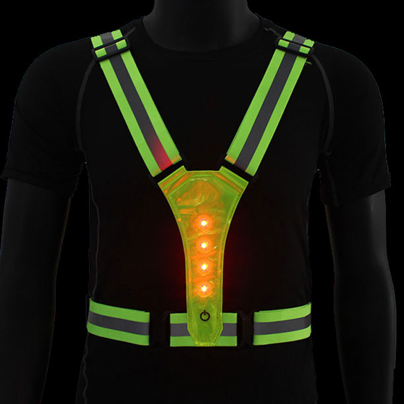 Colete de segurança LED ajustá - Running Gear Autumn avaliação e preço