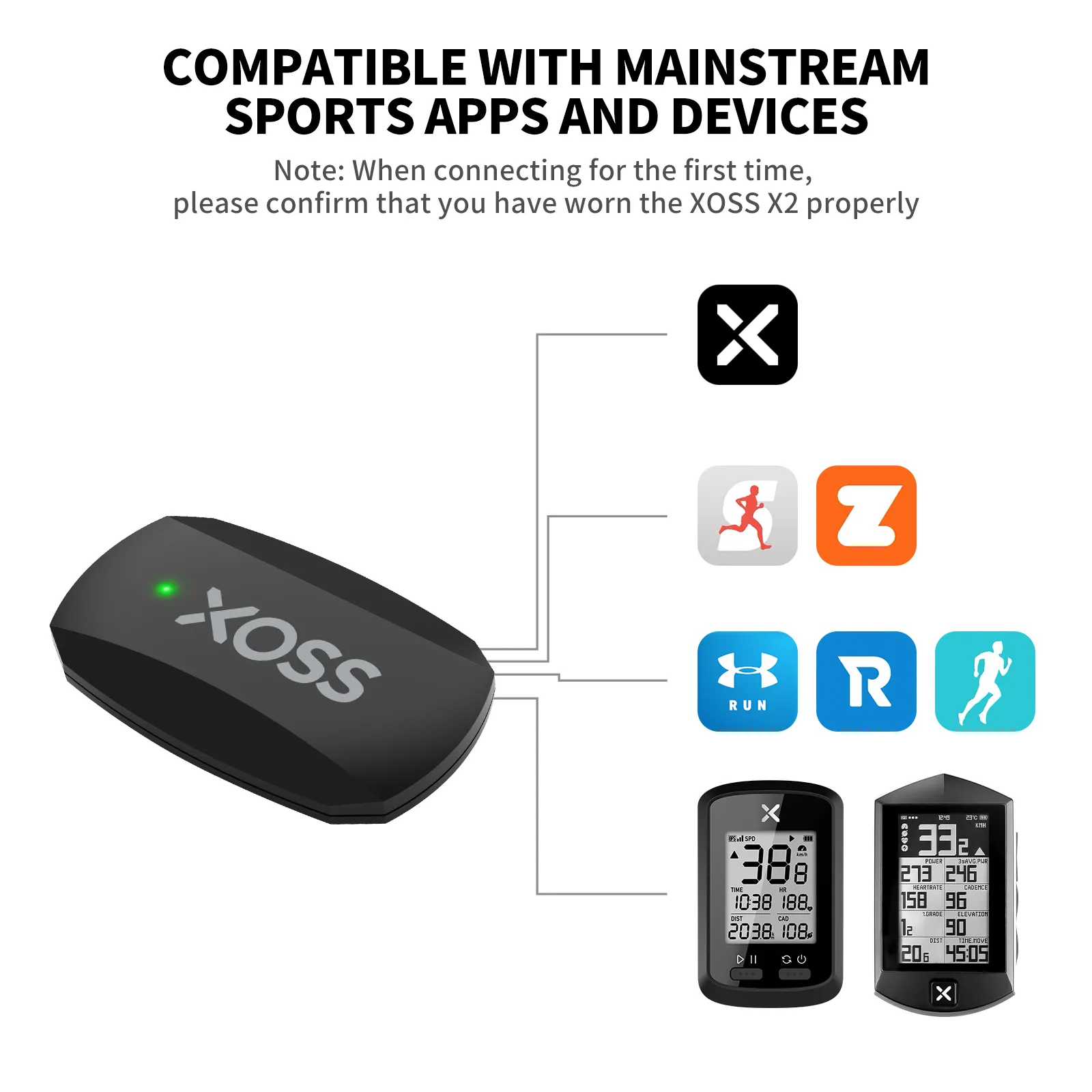 AliExpress Collection XOSS X2  - Heart Rate Strap Chest avaliação e preço