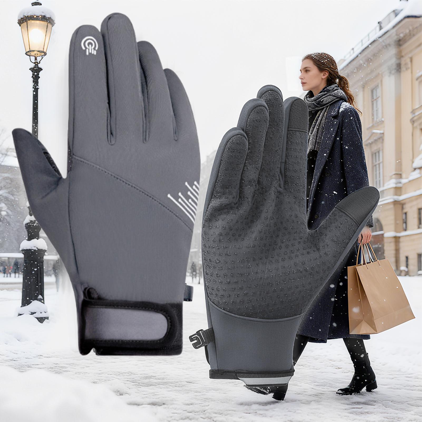 Inverno luvas quentes à prova  - Running Gear In Snow avaliação e preço