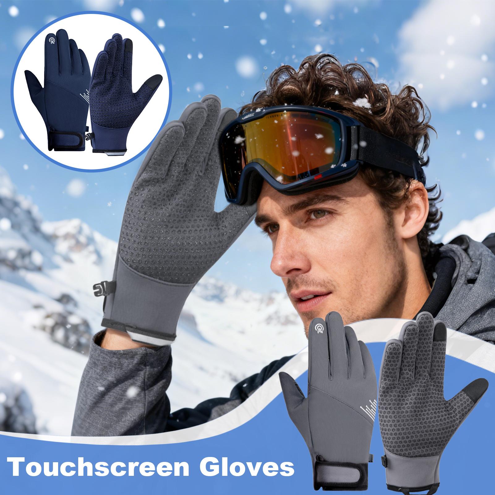 Luvas de inverno masculinas, à - Running Gear In Snow avaliação e preço