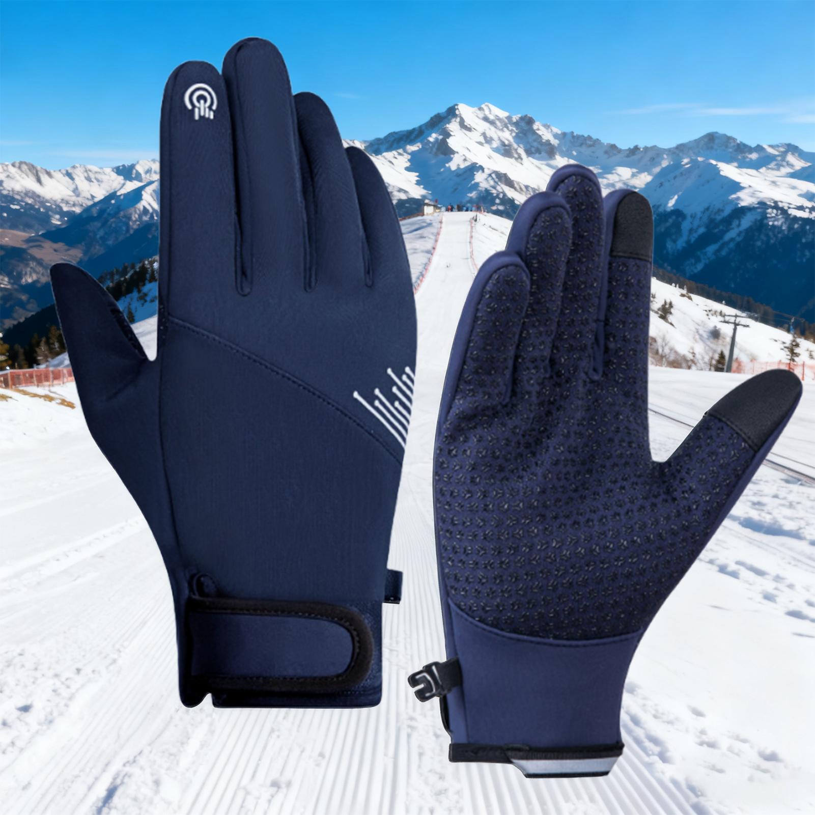 Luvas de inverno masculinas, à - Running Gear In Snow avaliação e preço