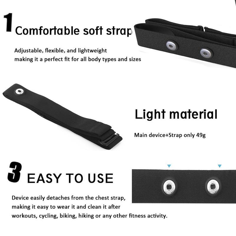 1pc monitor de freqüência card - Heart Rate Strap Chest avaliação e preço