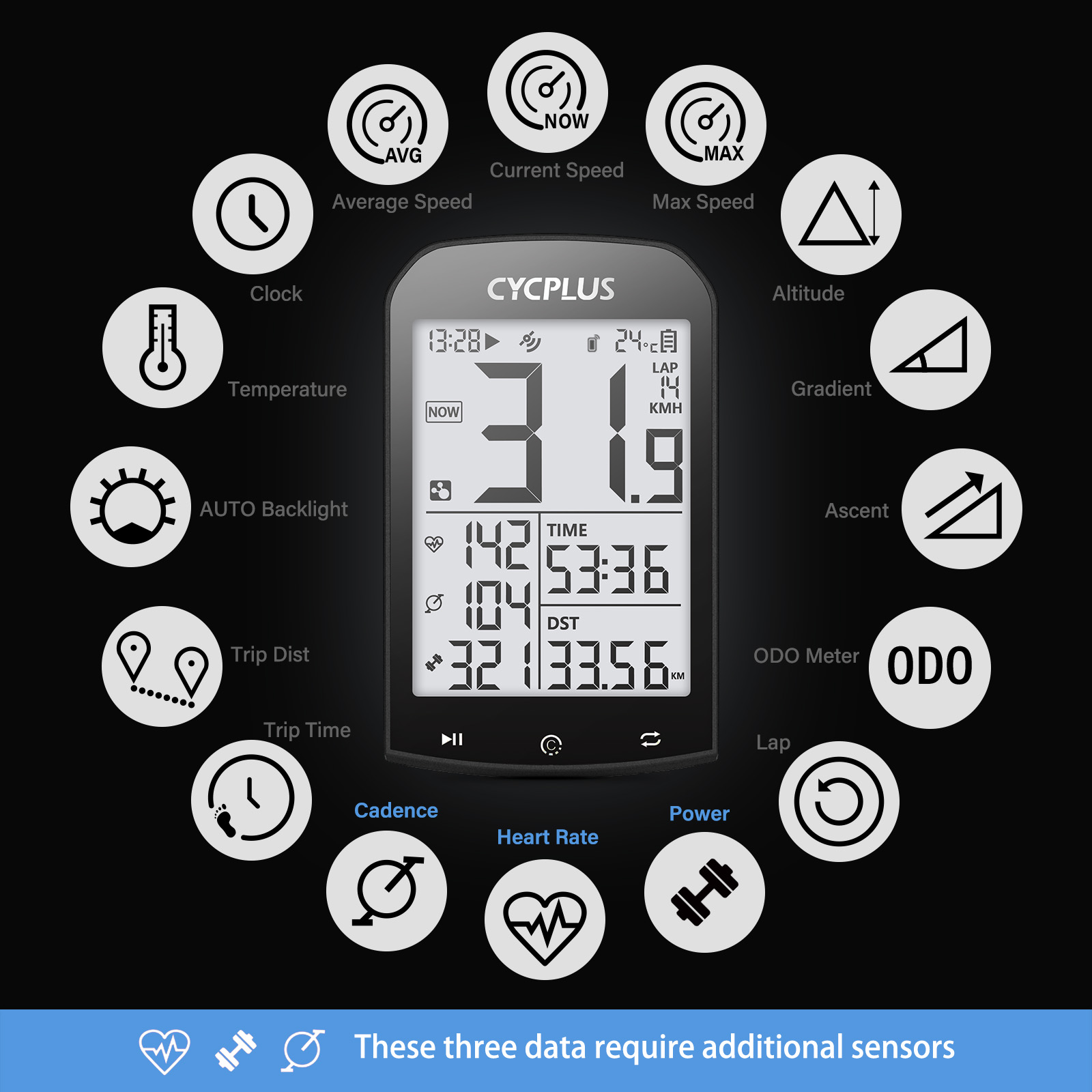 Cycplus ciclismo acessórios da - Heart Rate Strap Chest avaliação e preço