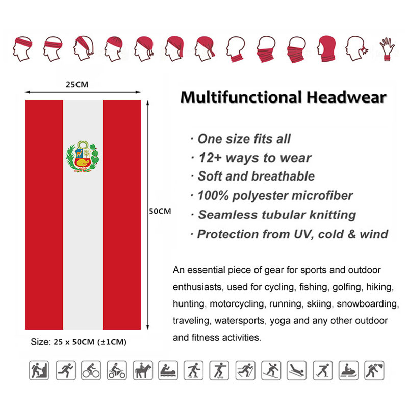 Bandana com Estampa da Bandeir - Running Gear Autumn avaliação e preço