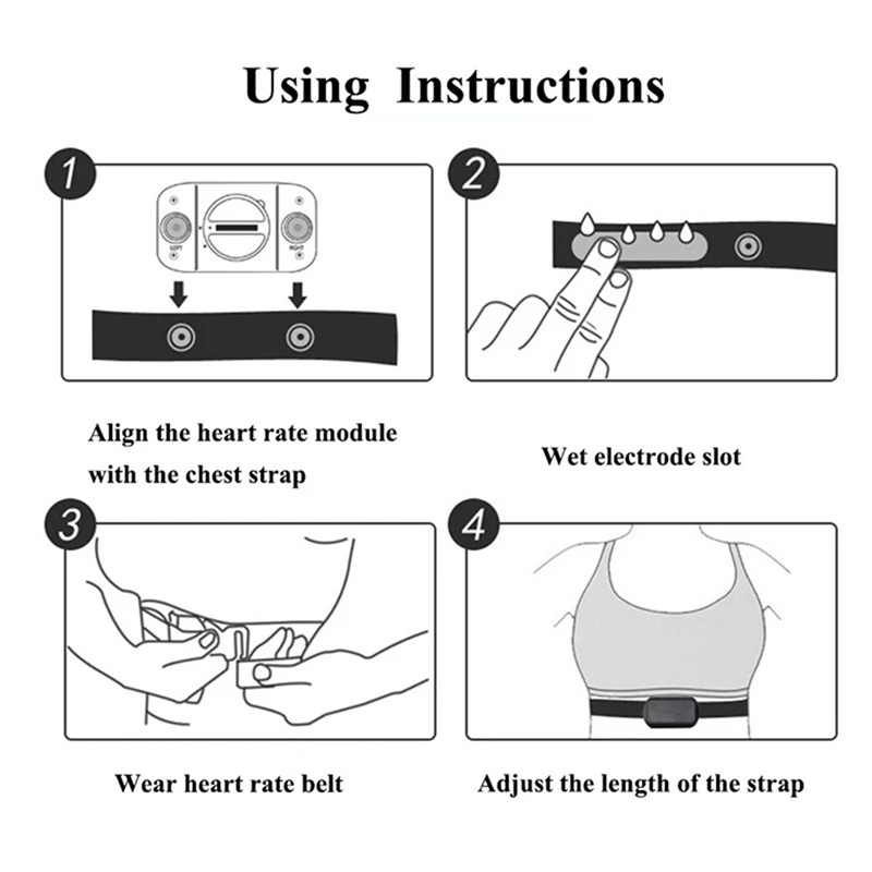 1/2PCS Monitor de Frequência C - Heart Rate Strap Chest avaliação e preço