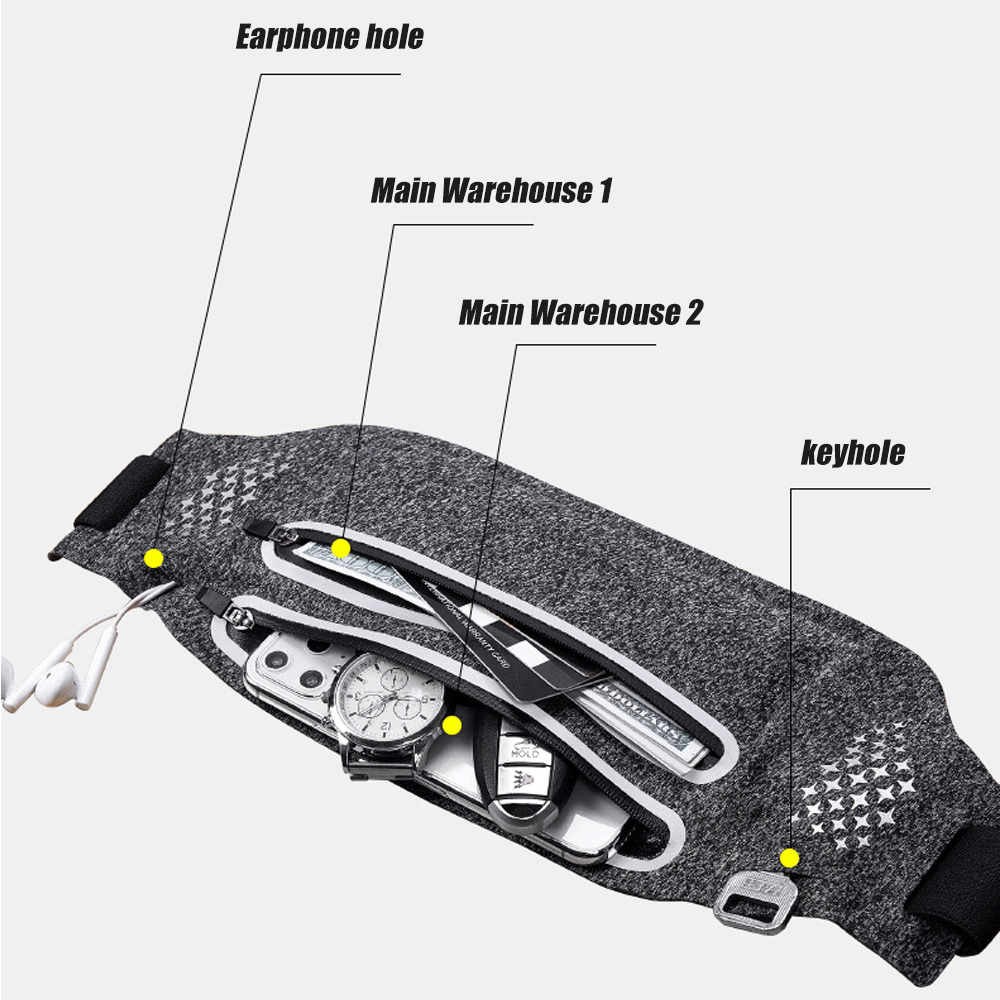 Fanny Pack para mulheres e hom - Running Gear Organizer avaliação e preço