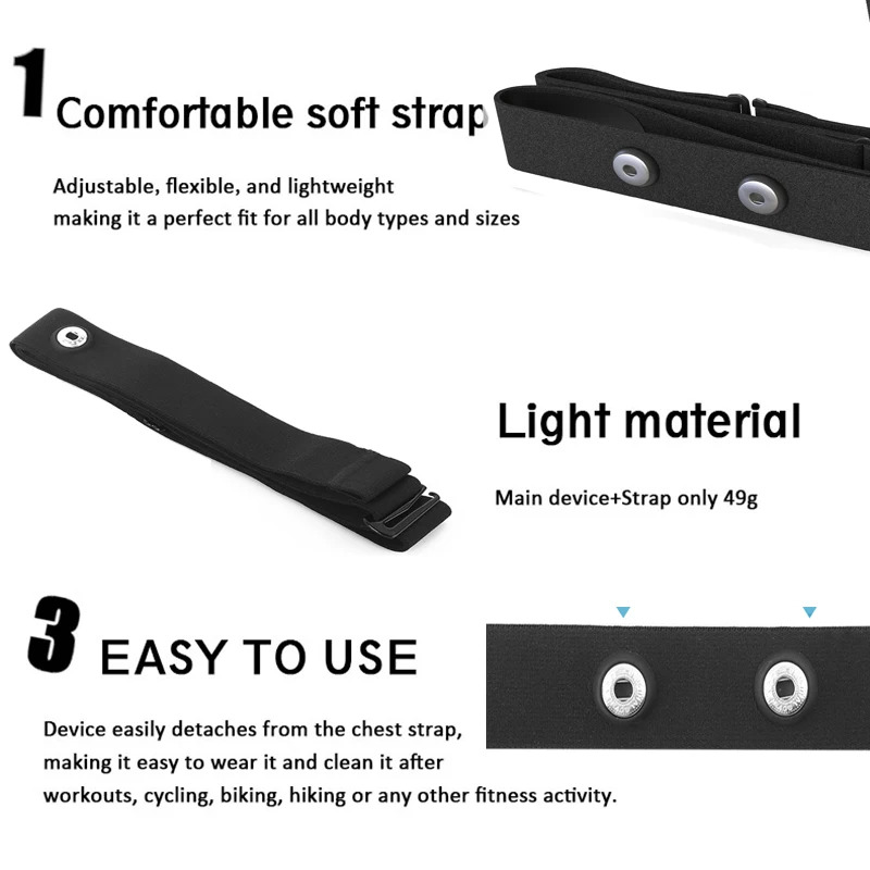 Correia de frequência cardíaca - Heart Rate Strap Chest avaliação e preço
