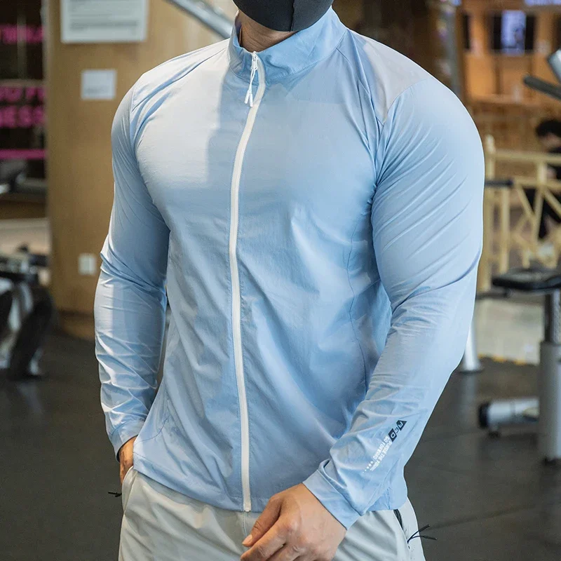 Homens de seda gelo secagem rá - Running Gear Jacket avaliação e preço