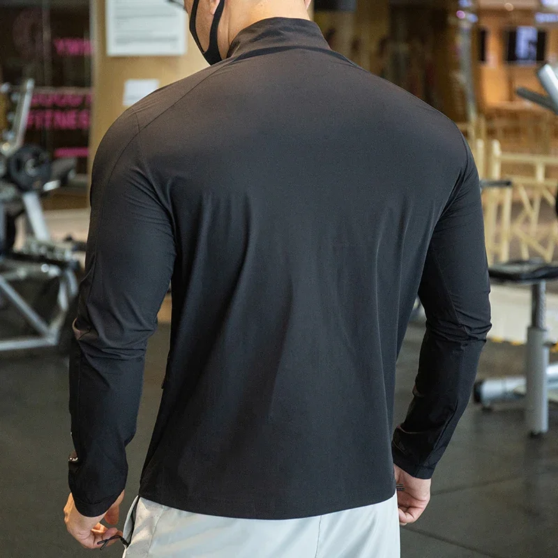 Homens de seda gelo secagem rá - Running Gear Jacket avaliação e preço